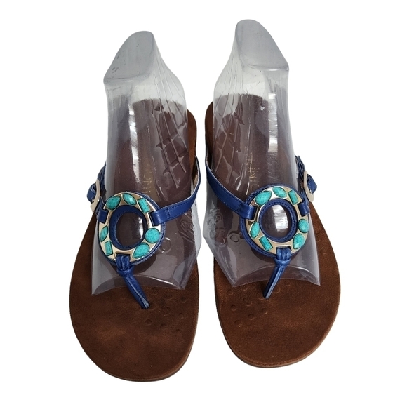 VIONIC WOMEN'S RICCI LEATHER SANDAL - Picture 1 of 12